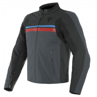 Motorradjacke Dainese HF 3 Black Ebony Red Blue