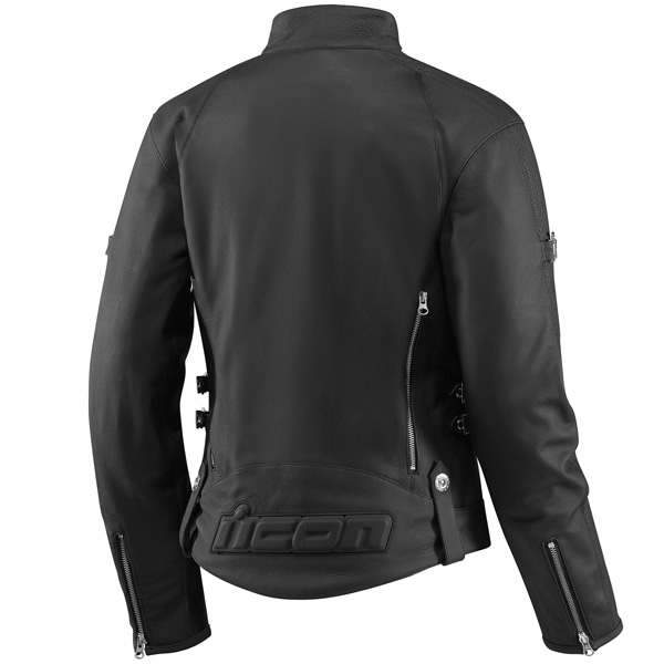 ICON Hella Leather Jacket Black