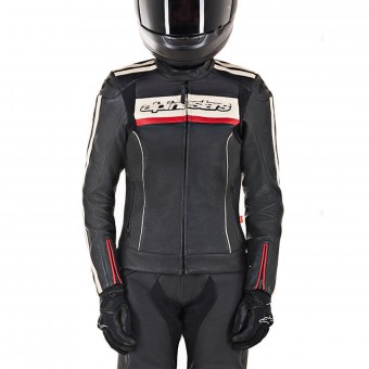 Alpinestars Lady Dyno V2 Black Stone Red