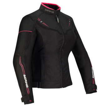 Motorradjacke Bering Lady Paradise Black Fuchsia