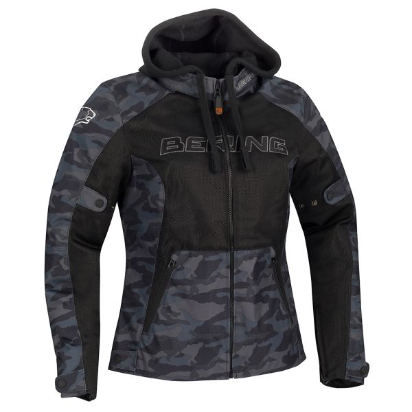 Motorradjacke Bering Lady Spirit Black Camo