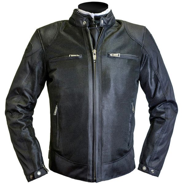Motorradjacke Helstons Modelo Mesh Black Motorradjacke Helstons Modelo Mesh Black