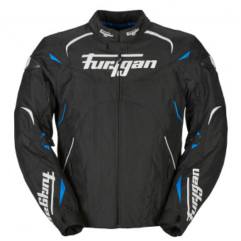 Motorradjacke Furygan Narval Black White Blue