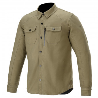 Motorradjacke Alpinestars Newman Overshirt Military Green