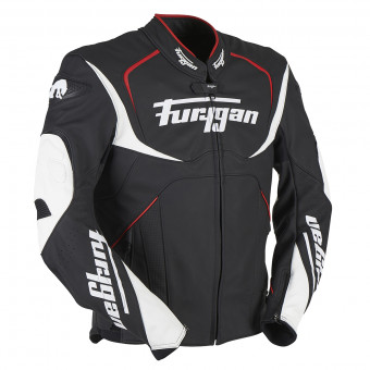 Motorradjacke Furygan Ork Black White Red