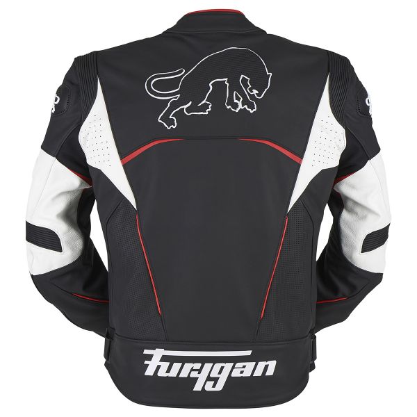 Furygan Ork Black White Red + Fury Air Bag System