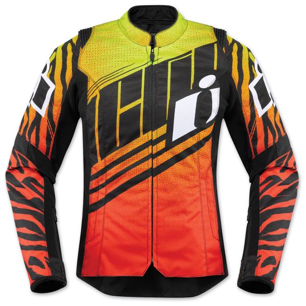 Motorradjacke ICON Overlord SB2 Wildchild Women Orange