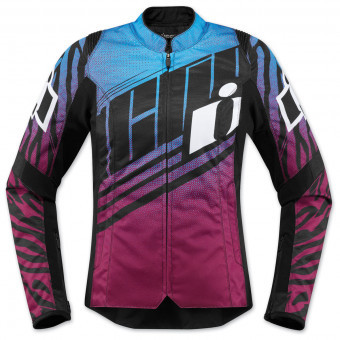 Motorradjacke ICON Overlord SB2 Wildchild Women Violet