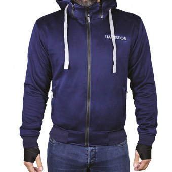 Motorradjacke HARISSON Patriot Blue