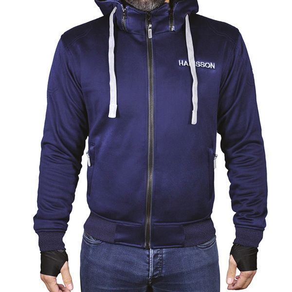 Motorradjacke HARISSON Patriot Blue