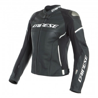 Airbag Dainese Racing 3 Lady D-Air Black Matt Pearl White