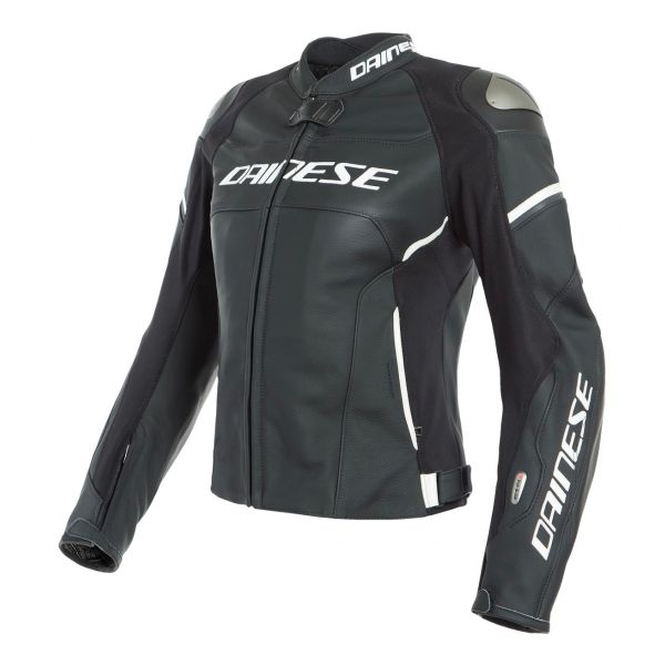 Airbag Dainese Racing 3 Lady D-Air Black Matt Pearl White