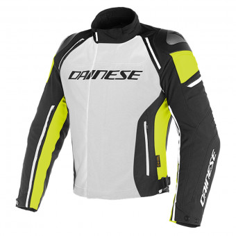 Motorradjacke Dainese Racing 3 D-Dry Gray Black