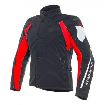 Motorradjacke Dainese Rain Master D-Dry Black Gray Red