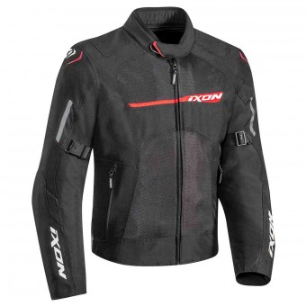 Motorradjacke Ixon Raptor CE Black Red