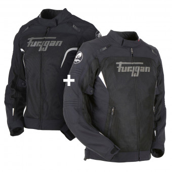 Motorradjacke Furygan Icare Black Motorradjacke Furygan Icare Black