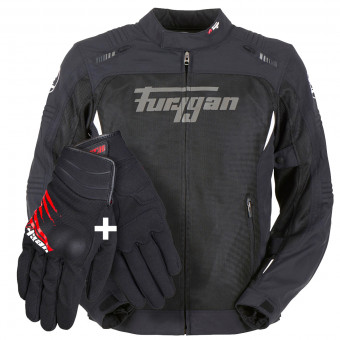 Motorradjacke Furygan Icare Black
