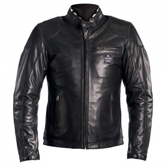 Motorradjacke Helstons Road Leather Black