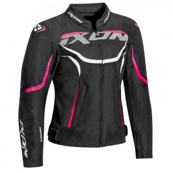 Motorradjacke Ixon Sprinter Air Lady Black Fuchsia