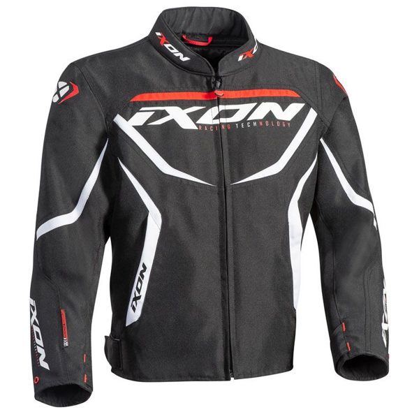 Motorradjacke Ixon Sprinter Kid Black White