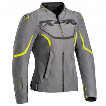 Motorradjacke Ixon Sprinter Lady Grey Yellow