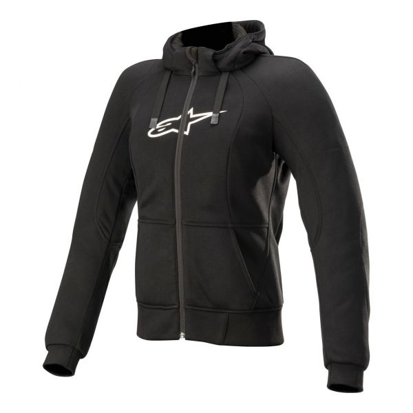 Motorradjacke Alpinestars Stella Chrome Sport Hoodie Black Motorradjacke Alpinestars Stella Chrome Sport Hoodie Black