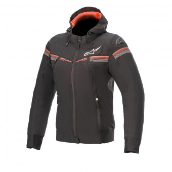 Motorradjacke Alpinestars Stella Sektor V2 Tech Hoodie Black Coral