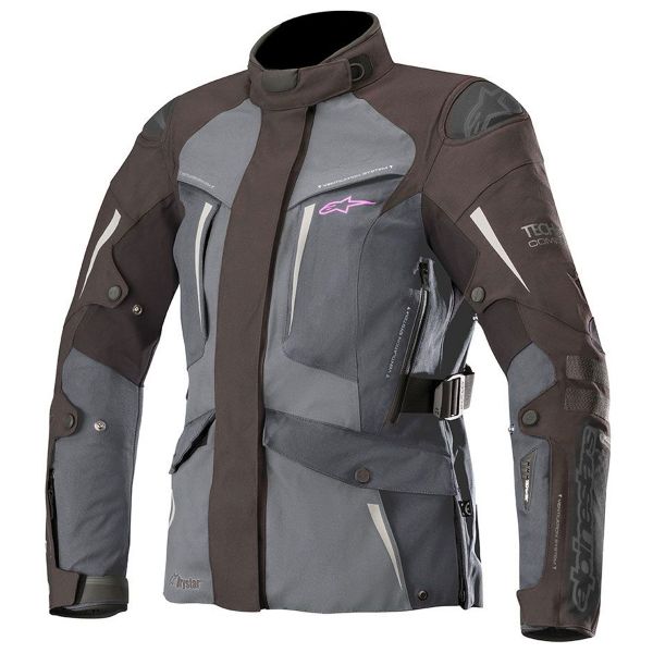 Motorradjacke Alpinestars Stella Yaguara Black Dark Grey Mid Grey Motorradjacke Alpinestars Stella Yaguara Black Dark Grey Mid Grey