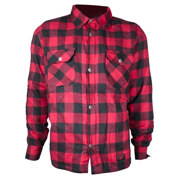 Motorradjacke HARISSON Sur Chemise Sweep Black Red Motorradjacke HARISSON Sur Chemise Sweep Black Red