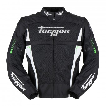 Motorradjacke Furygan Swirl Vented 3in1 Black White Green