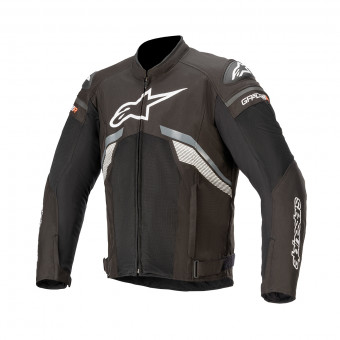 Motorradjacke Alpinestars T-GP Plus R V3 Air Black Dark Gray White