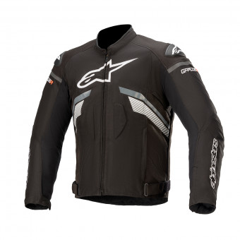 Motorradjacke Alpinestars T-GP Plus R V3 Black Dark Gray White