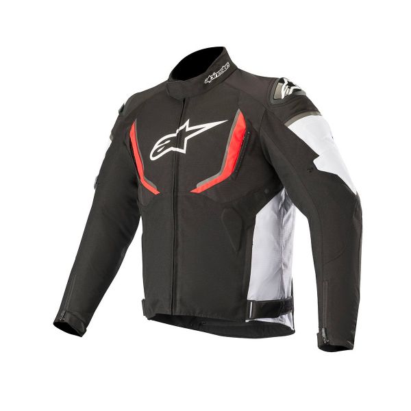 Motorradjacke Alpinestars T-GP R V2 Waterproof Schwartz Weiss Rot