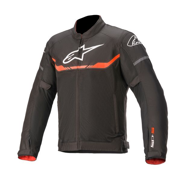 Motorradjacke Alpinestars T-SPS Air Black Red Fluo