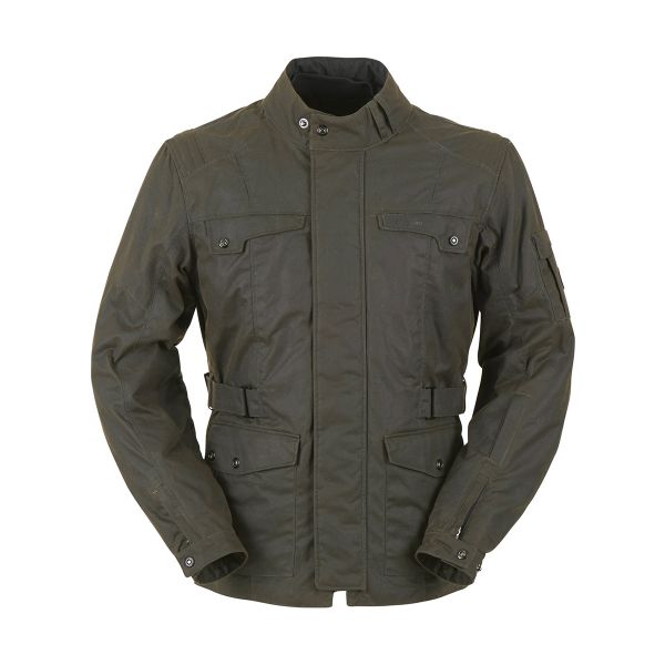 Motorradjacke Furygan Thruxton Brown Antik