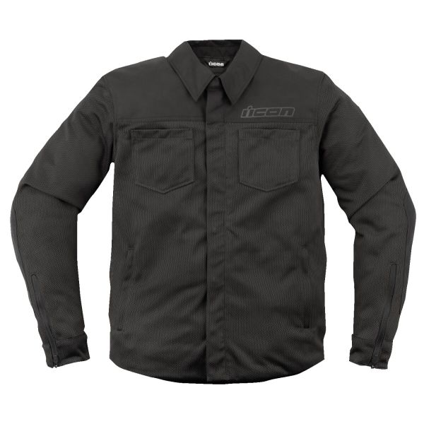 Motorradjacke ICON Upstate Mesh Black