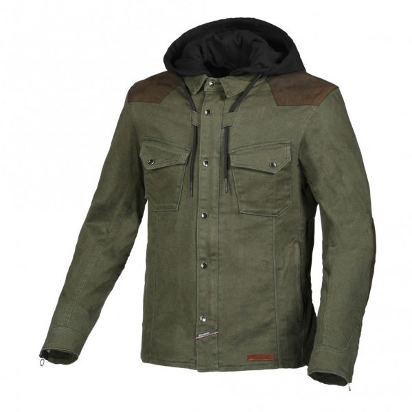 Motorradjacke Macna Inland Green Brown Motorradjacke Macna Inland Green Brown