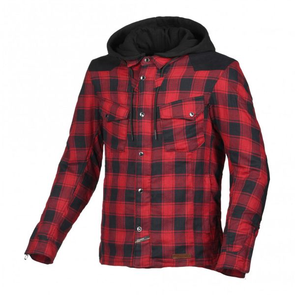 Motorradjacke Macna Inland Red Black Motorradjacke Macna Inland Red Black