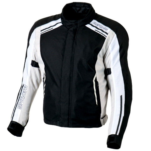 Motorradjacke Bering Viker Black White