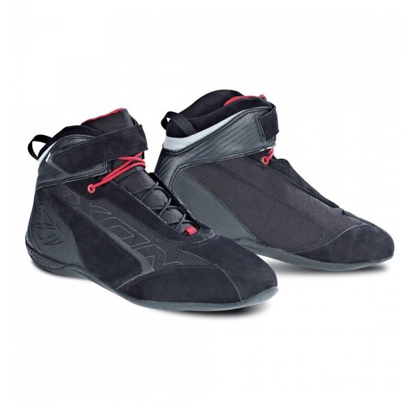 Motorrad Sportschuhe Ixon Speeder Waterproof Black Red
