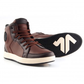 Motorrad Sportschuhe V'Quattro Twin Brown Beige