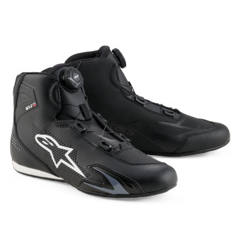 Motorrad Sportschuhe Alpinestars Celer Shoes Black White