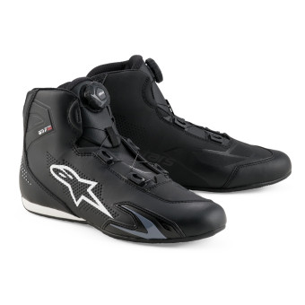 Motorrad Sportschuhe Alpinestars Celer Vented Shoes Black White