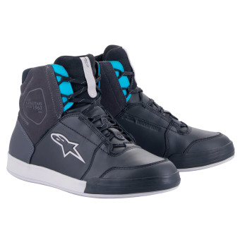 Motorrad Sportschuhe Alpinestars Chrome Women Drystar Black Asphalt Turquoise Motorrad Sportschuhe Alpinestars Chrome Women Drystar Black Asphalt Turquoise