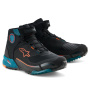 Motorrad Sportschuhe Alpinestars CR-X Drystar Black Petrol Orange Fluo