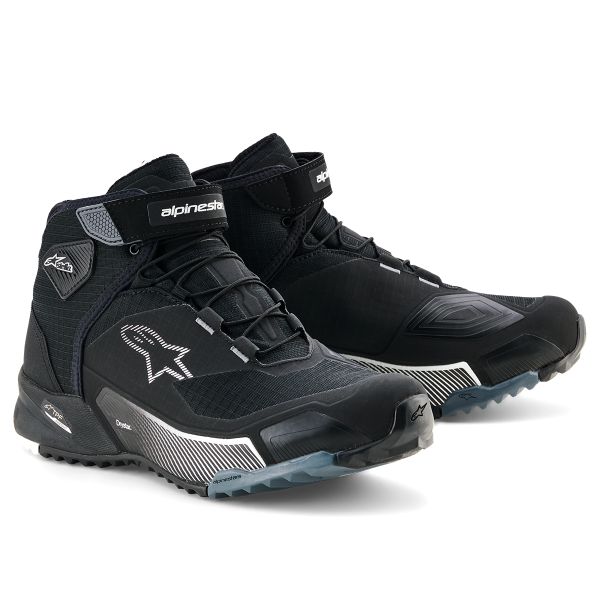 Motorrad Sportschuhe Alpinestars CR-X Women Drystar Black Dark Gray White