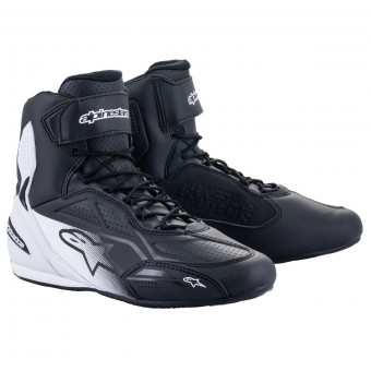 Motorrad Sportschuhe Alpinestars Faster 3 Black White