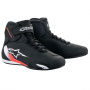 Motorrad Sportschuhe Alpinestars Sektor Black White Red Fluo