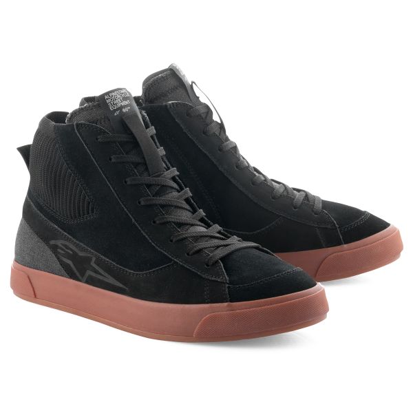 Motorrad Sportschuhe Alpinestars Stated Black Gum Motorrad Sportschuhe Alpinestars Stated Black Gum
