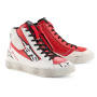 Motorrad Sportschuhe Alpinestars Stated Flair White Bright Red